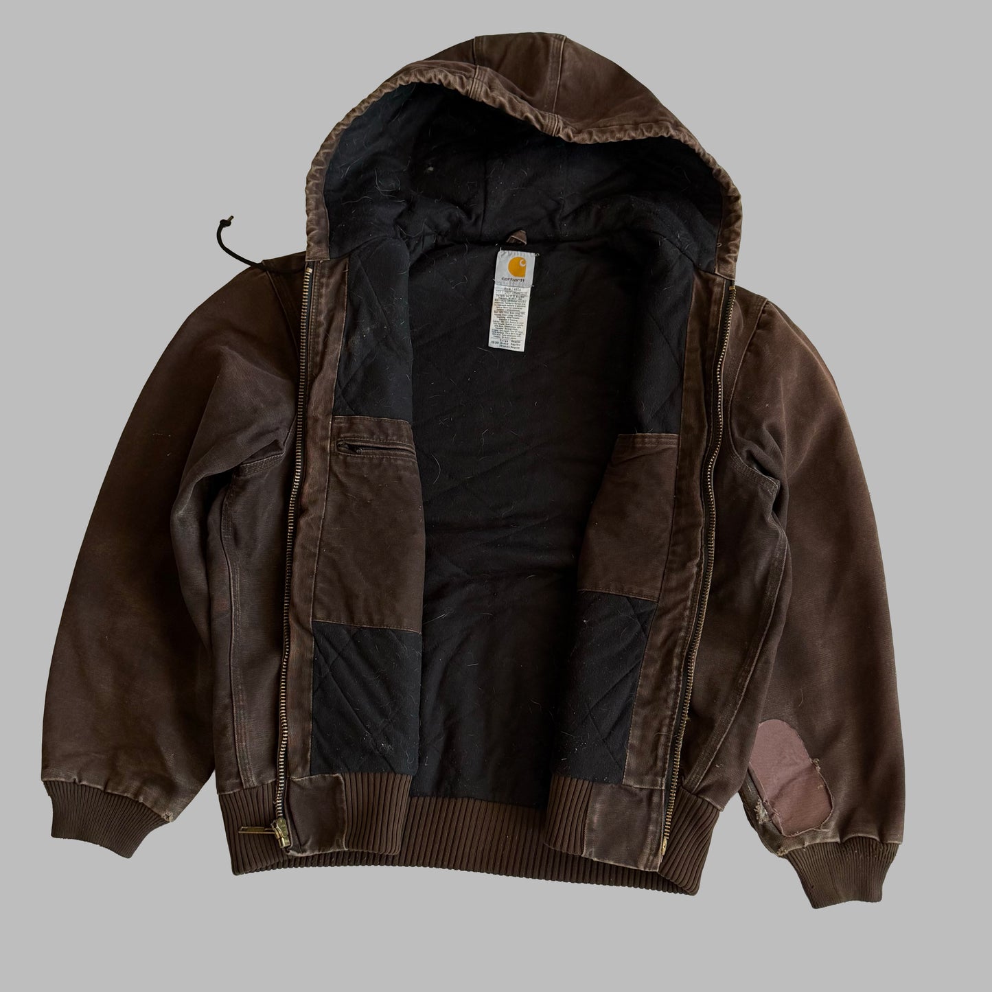Y2K Carhartt J130 Hooded Active Jacket - L