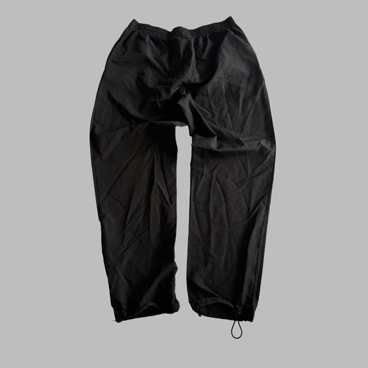 Y2K Adidas Three Stripe Wide Leg Track Pants - L