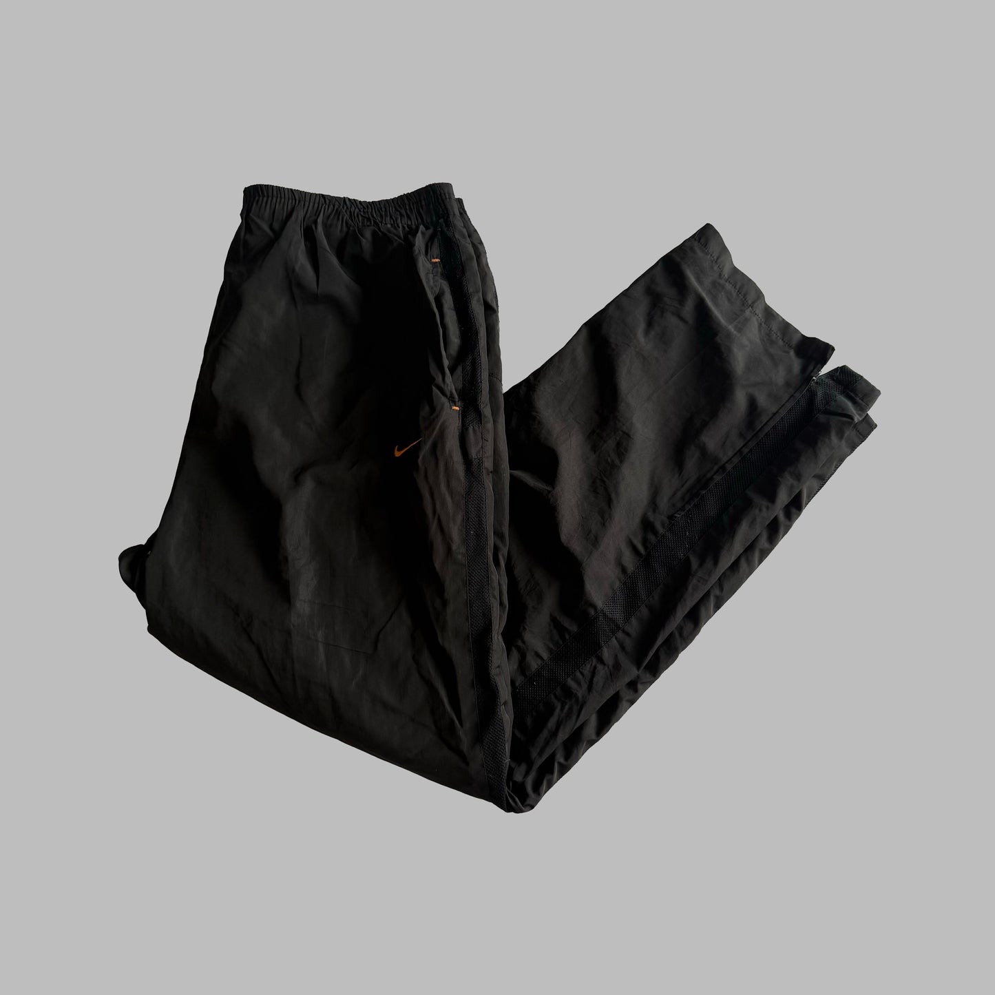 Y2K Nike Wide Leg Classic Track Pants - L