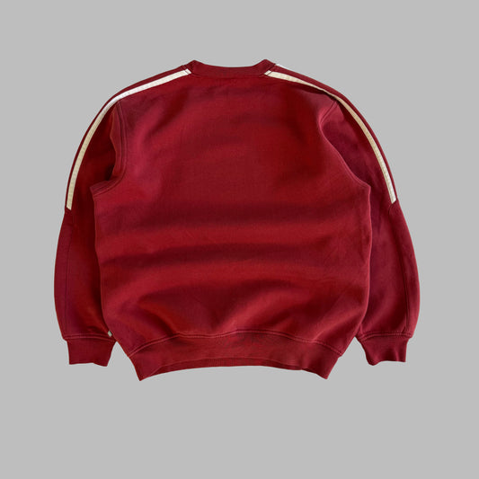 90s Adidas Three Stripe Sweatshirt - Medium