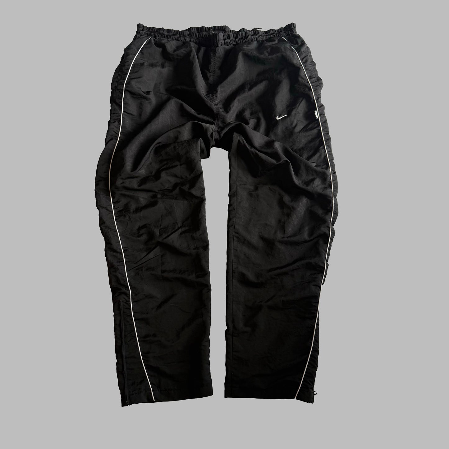 90s Nike Wide Leg Striped Track Pants - XL