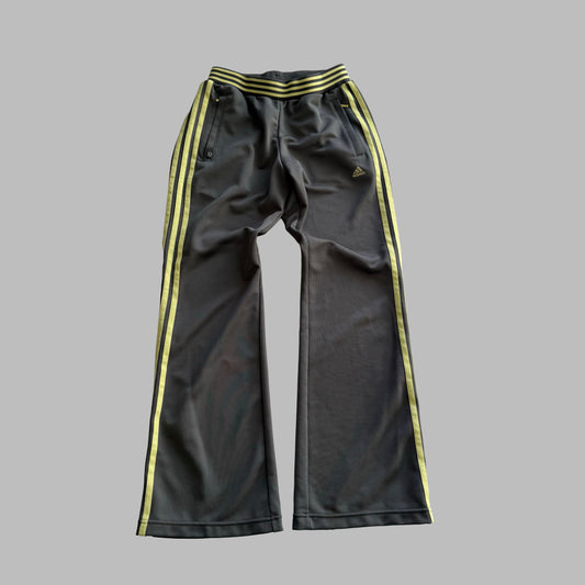 Y2K Adidas Three Stripe Flared Active Track Pants - S