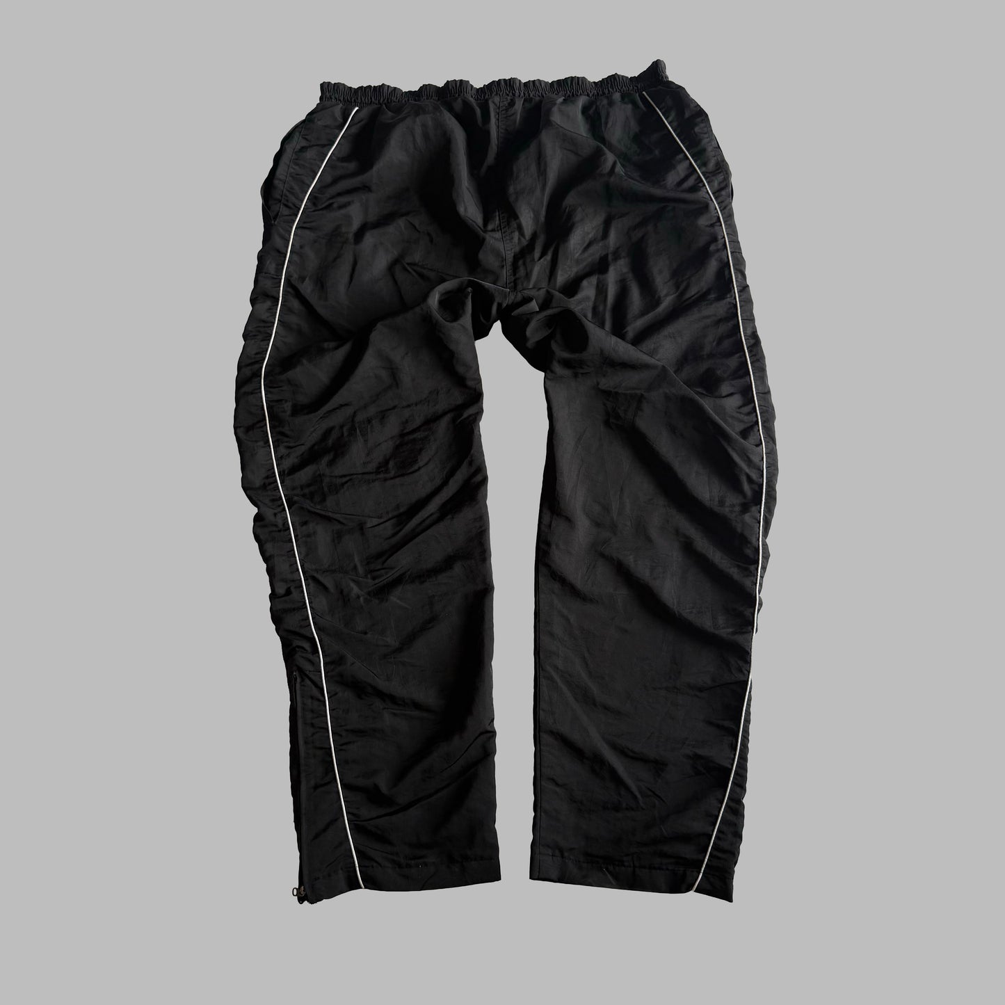 90s Nike Wide Leg Striped Track Pants - XL