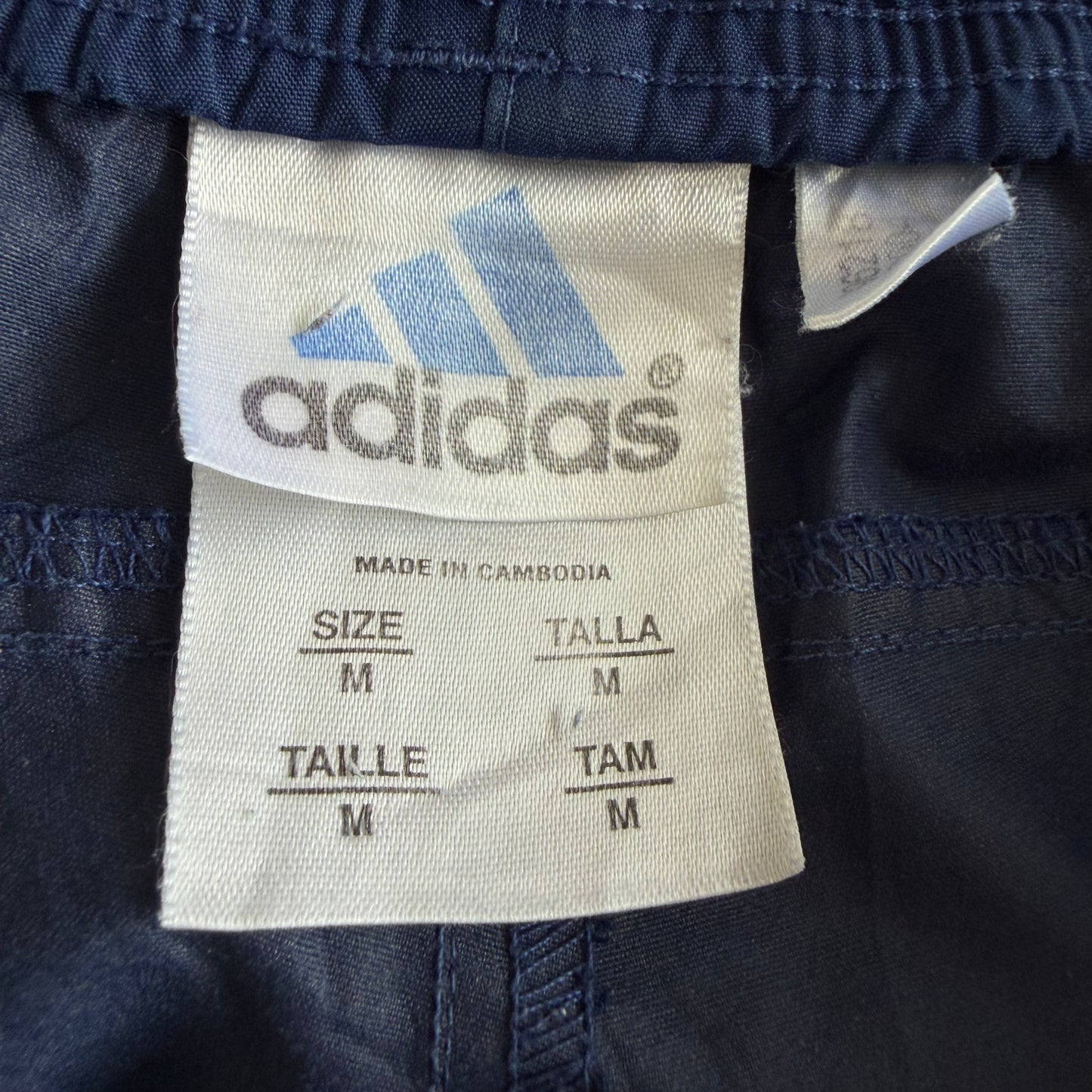 90s Adidas Three Stripe Baggy Track Pants - XL