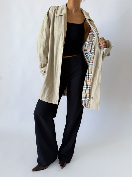 90s Burberry Trench Coat - M