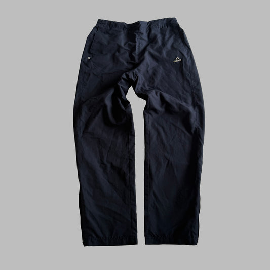 Y2K Adidas Classic Wide Leg Track Pants - M