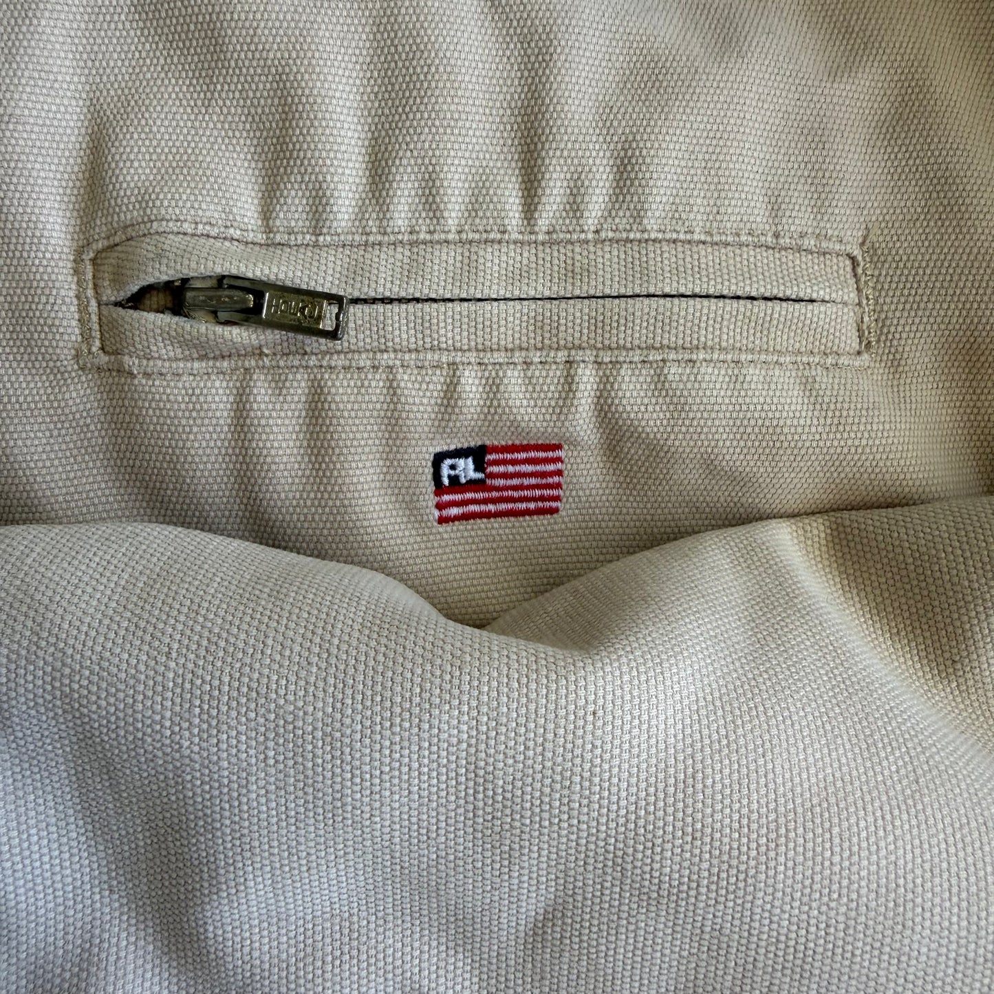 Y2K Polo Ralph Lauren Heavy-weight Harrington Jacket - XL