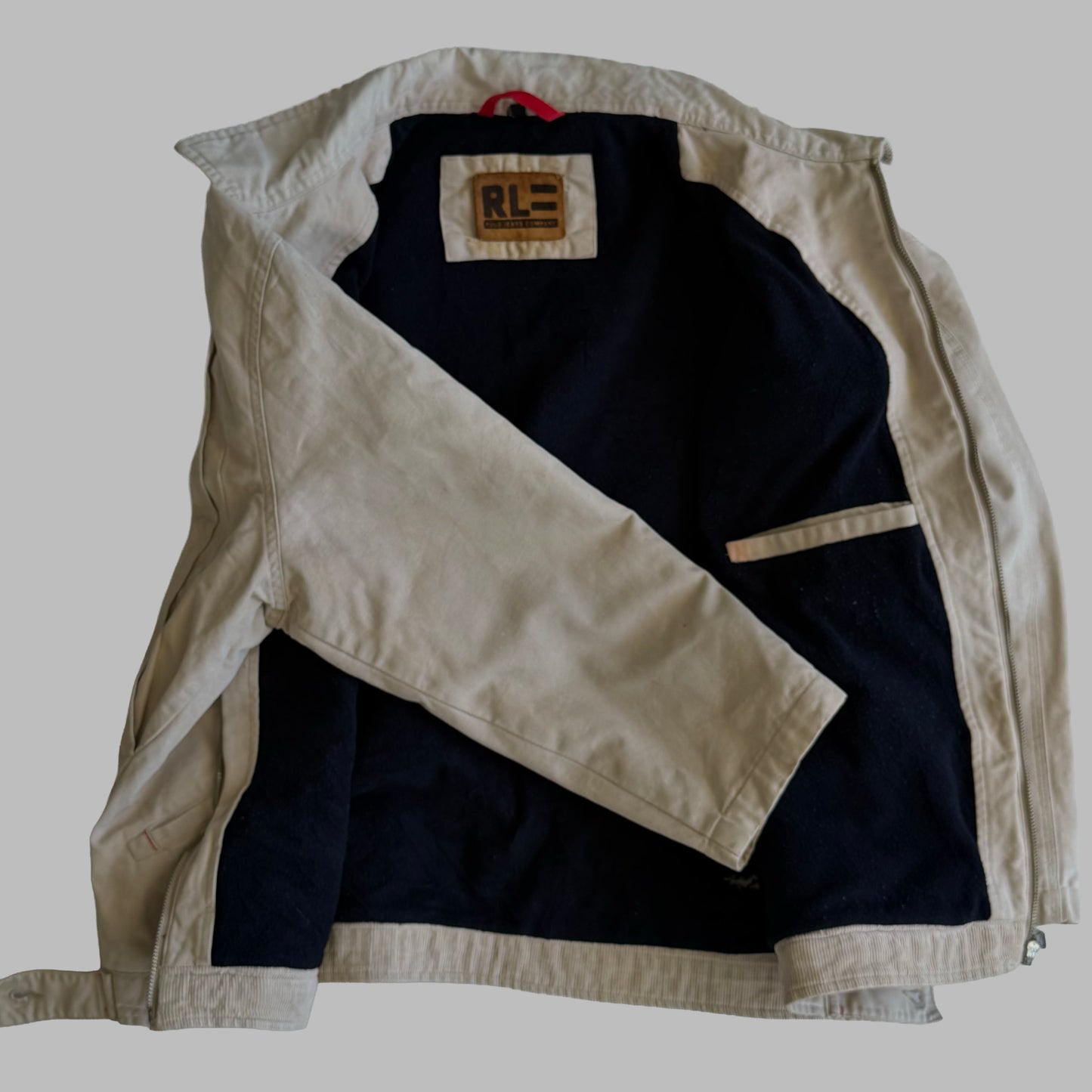 Y2K Polo Ralph Lauren Heavy-weight Harrington Jacket - XL