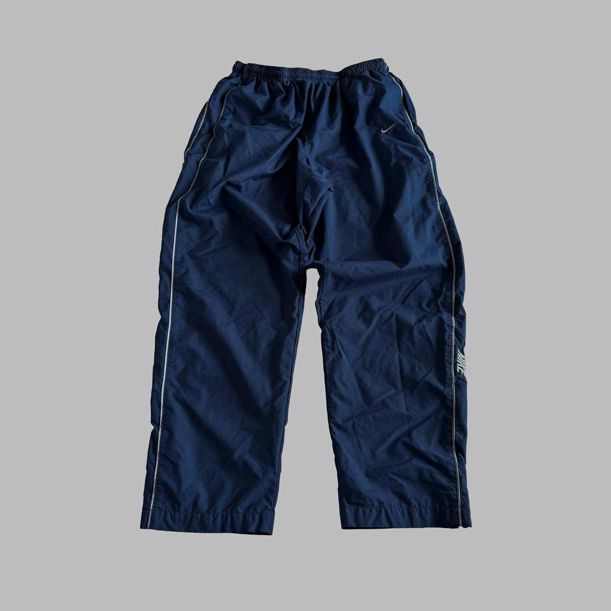 Y2K Nike Spell Out Wide Leg Track Pants - XL