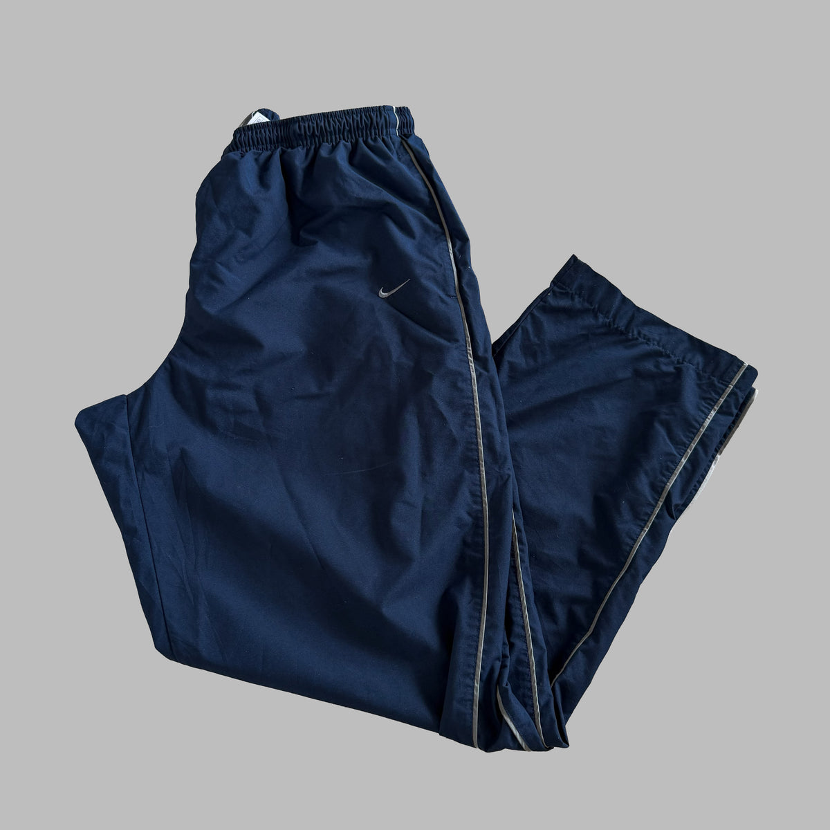 Y2K Nike Spell Out Wide Leg Track Pants - XL