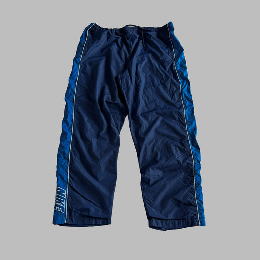 Y2K Nike Spell Out Wide Leg Track Pants - XXL
