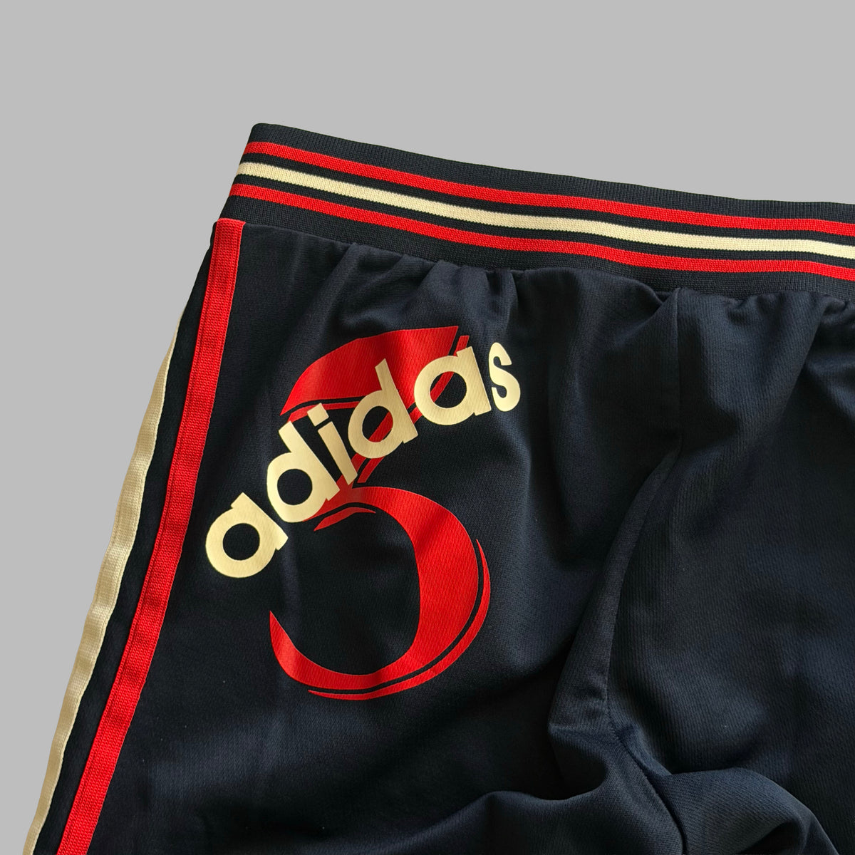 Y2K Adidas Three Stripe Activewear Capris - S