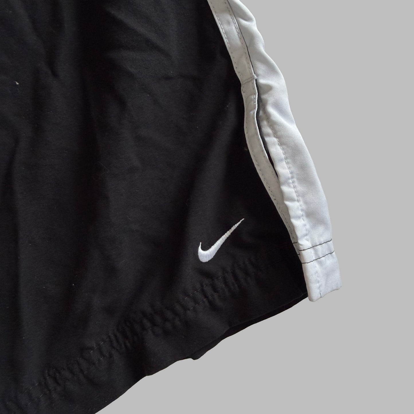 Y2K Nike Baggy Striped Track Pants - M