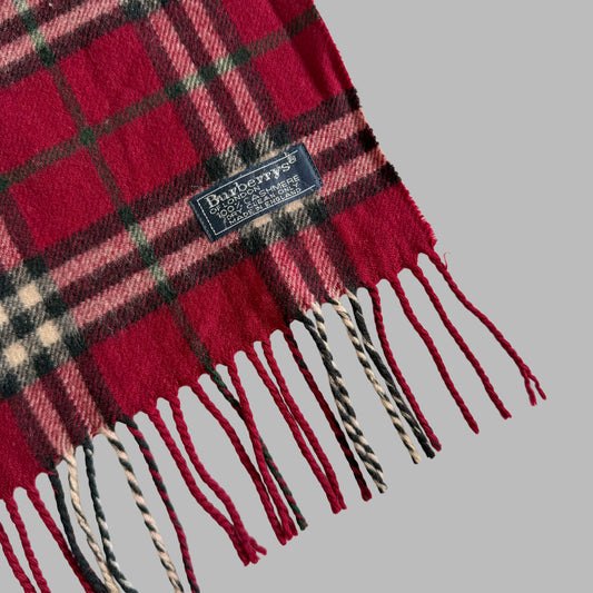 90s Burberry Scarf
