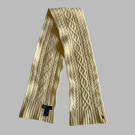 Ralph Lauren Cable Knit Scarf