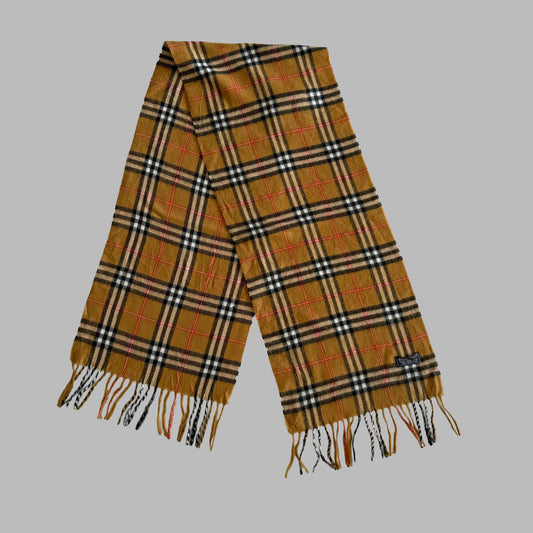 90s Burberry Nova Check Scarf