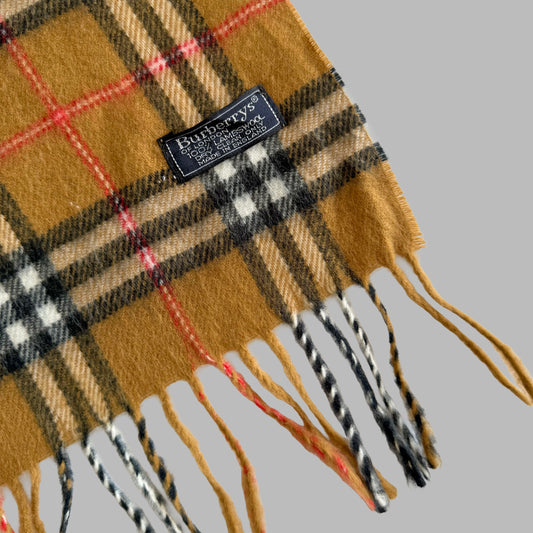 90s Burberry Nova Check Scarf