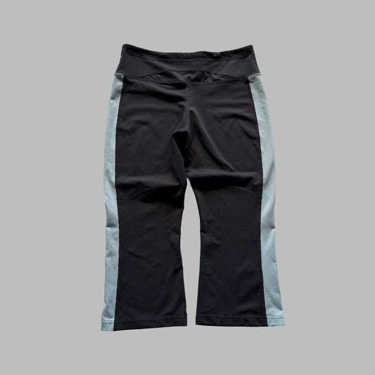 Y2K Adidas Striped Activewear Capris - S/M