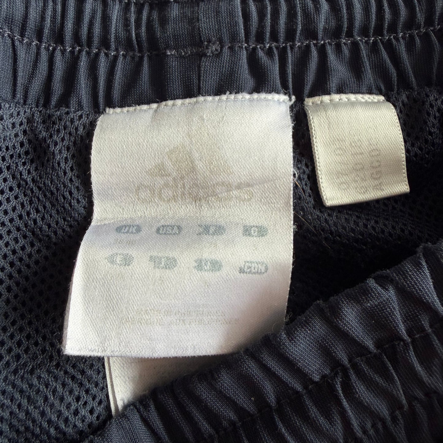 Y2K Adidas Three Stripe Straight Leg Track Pants - S