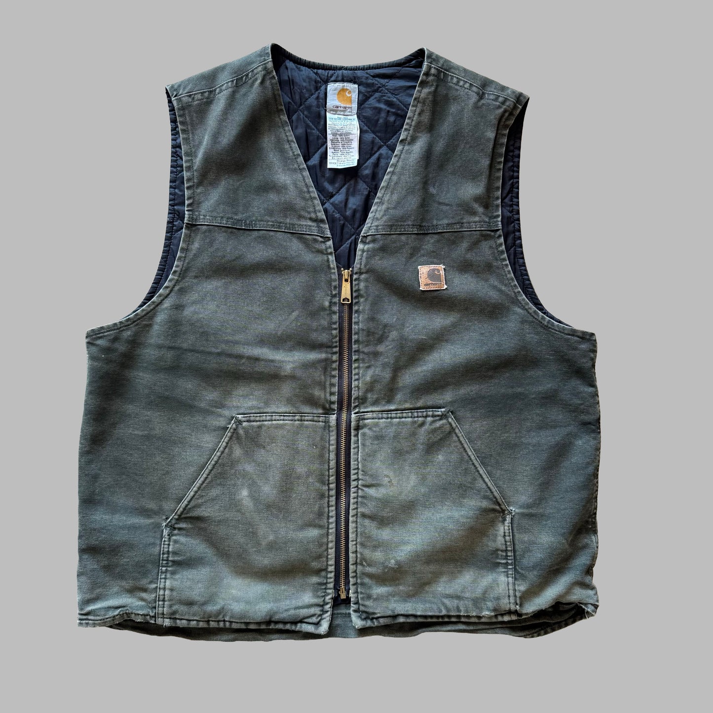 Carhartt V02 Quilt-Lined Duck Vest - XL