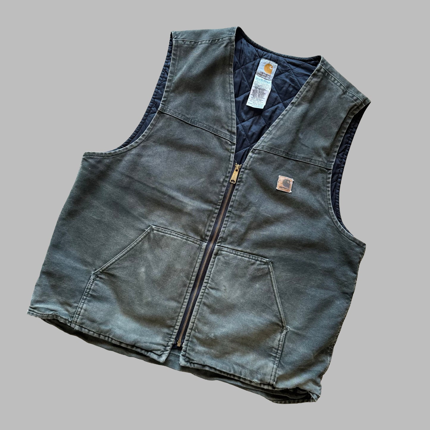 Carhartt V02 Quilt-Lined Duck Vest - XL