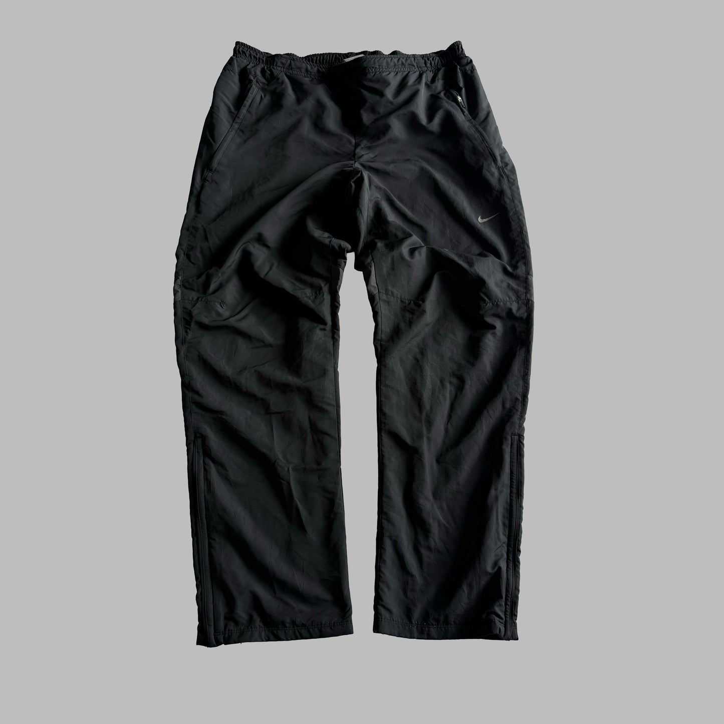 Y2K Nike Wide Leg Classic Track Pants - M