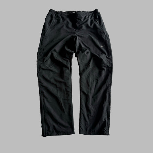 Y2K Nike Wide Leg Classic Track Pants - M