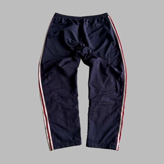 90s Adidas Striped Straight Leg Track Pants - L