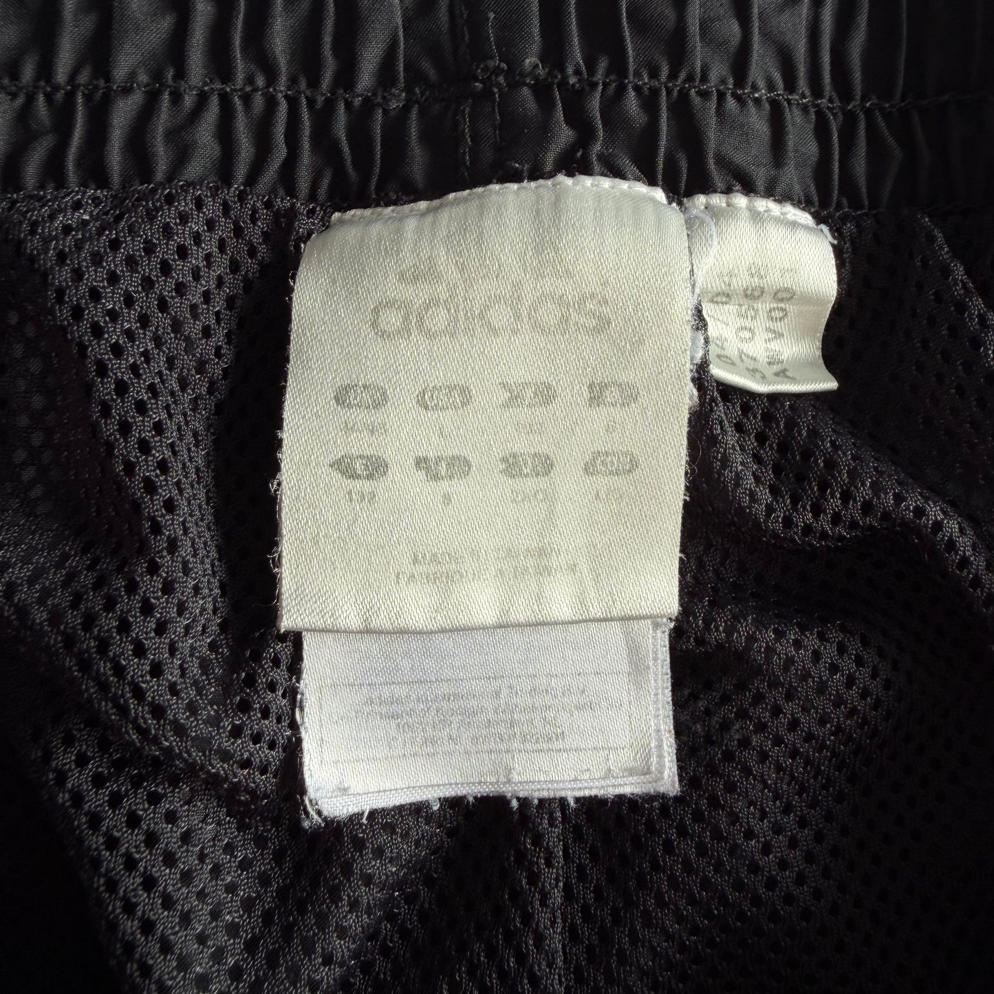 Y2K Adidas Three Stripe Baggy Track Pants - L