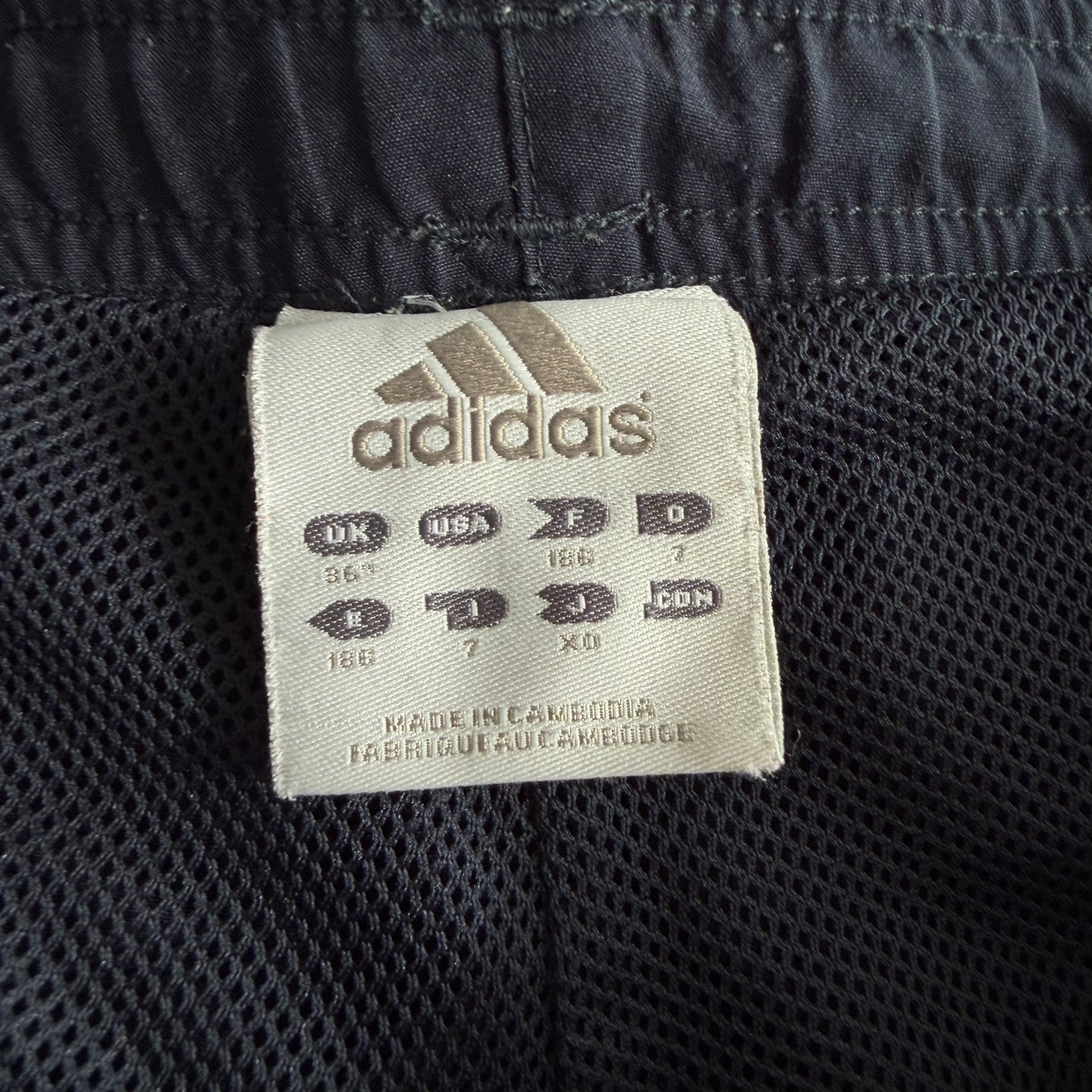Y2K Adidas Three Stripe Baggy Track Pants - XL