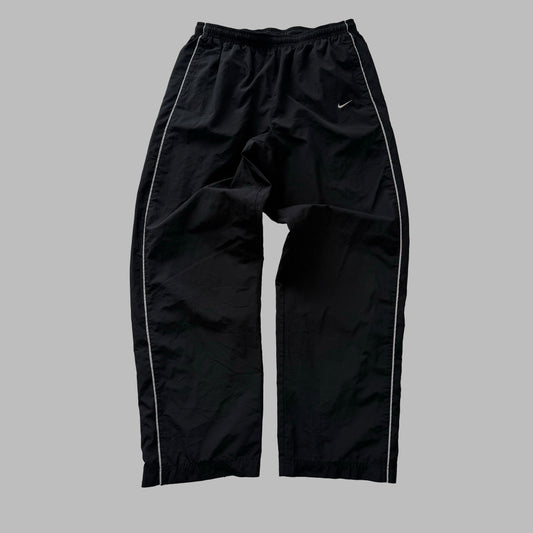 Y2K Nike Wide Leg Striped Track Pants - L