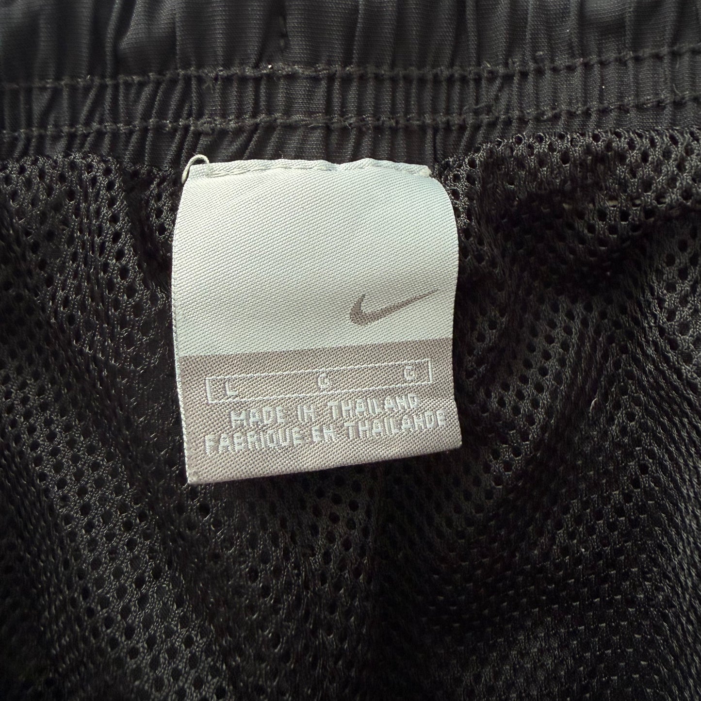 Y2K Nike Wide Leg Striped Track Pants - L