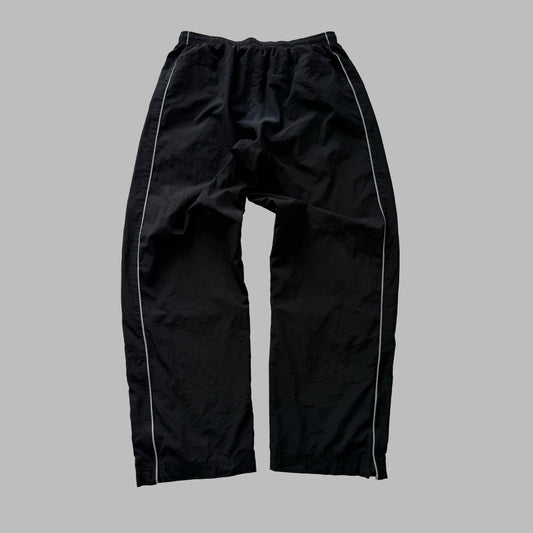 Y2K Nike Wide Leg Striped Track Pants - L