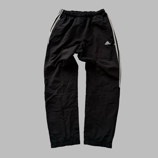 Y2K Adidas Three Stripe Straight Leg Track Pants - S