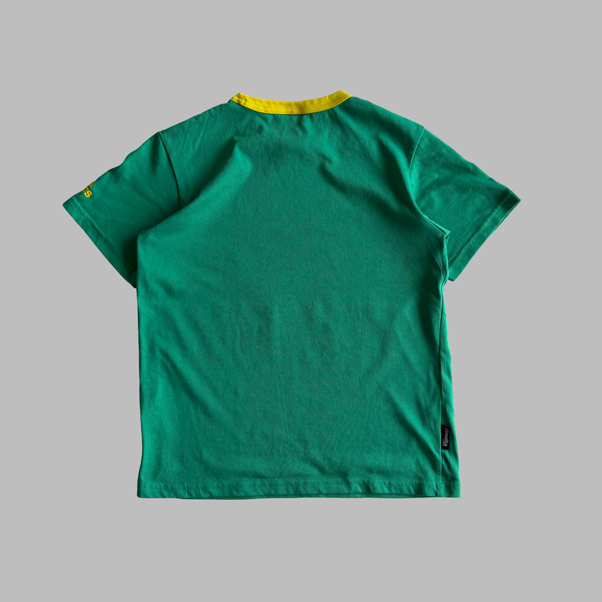 Y2K Adidas Ringer Spell Out Baby Tee - M