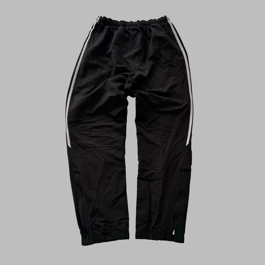 Y2K Adidas Three Stripe Straight Leg Track Pants - S