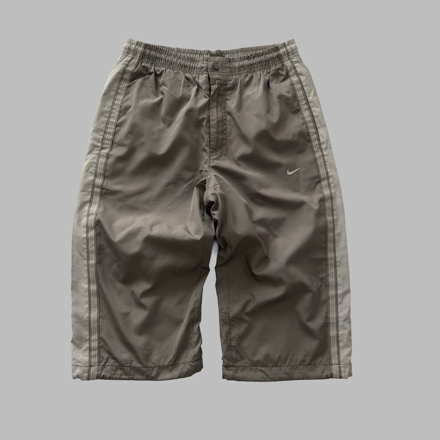 Y2K Nike Striped Capris - S