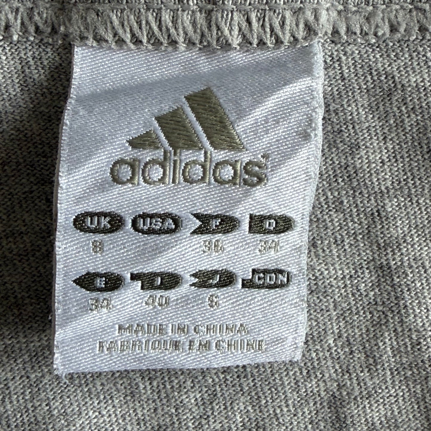 Y2K Adidas Spell Out Baby Tee - S