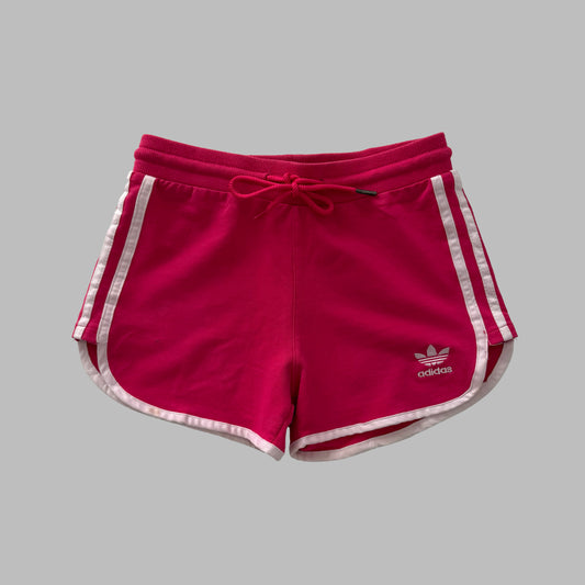 Y2K Adidas Three Stripe Dolphin Micro Shorts - XS