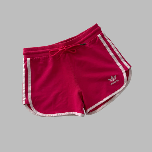 Y2K Adidas Three Stripe Dolphin Micro Shorts - XS