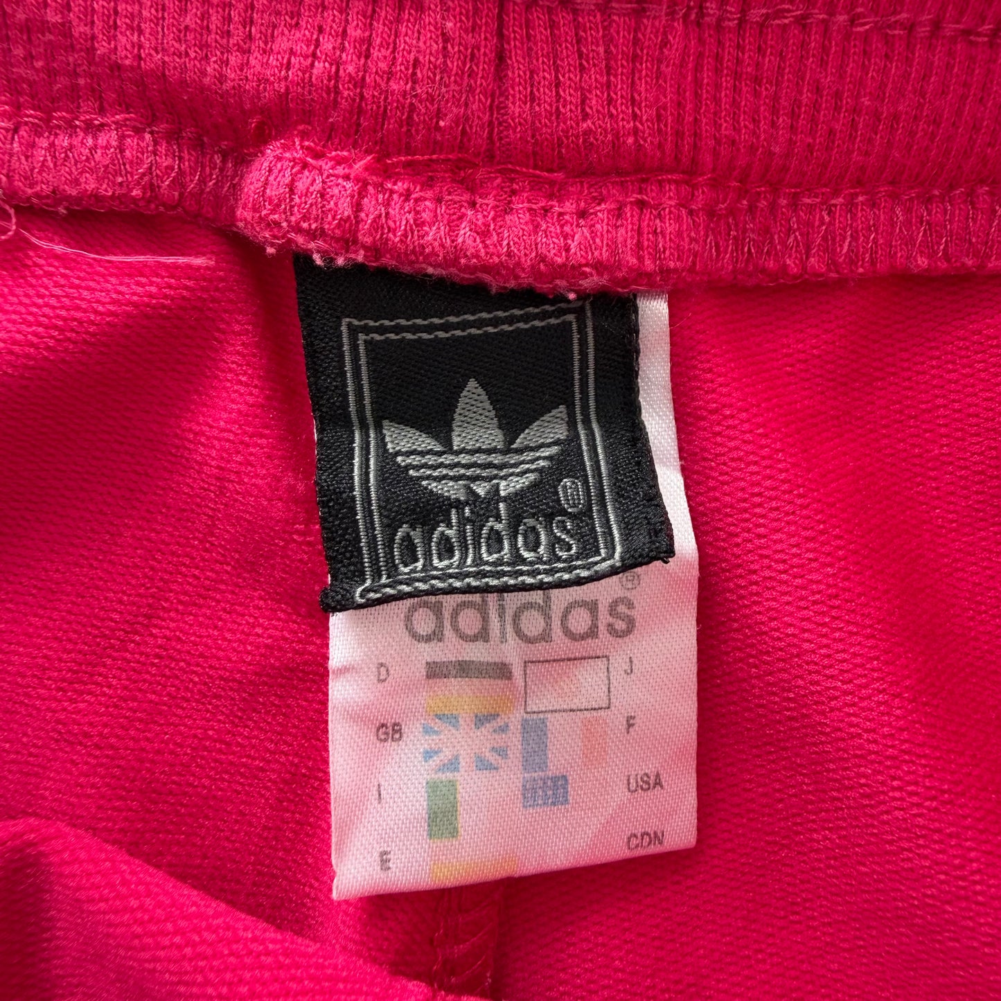 Y2K Adidas Three Stripe Dolphin Micro Shorts - XS