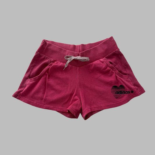 Y2K Adidas Embroidered Mini Shorts - XS