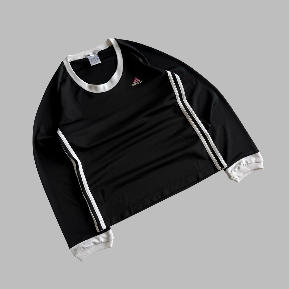 Y2K Adidas Ringer Activewear Long sleeve - S