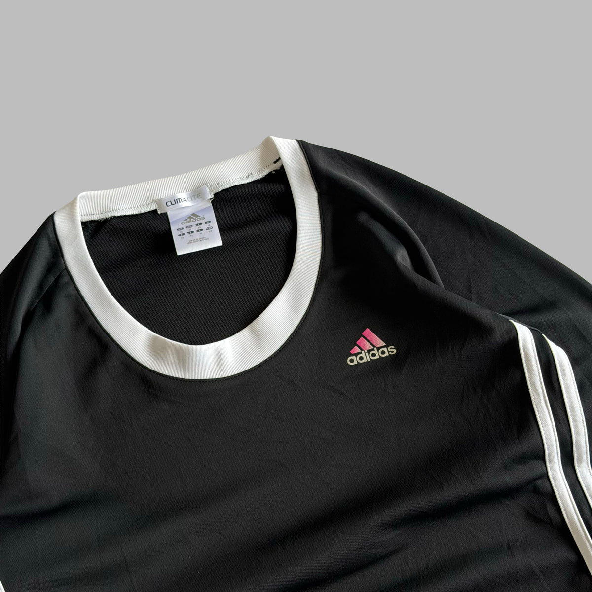 Y2K Adidas Ringer Activewear Long sleeve - S