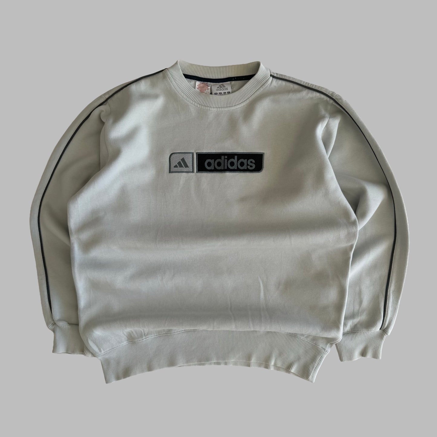 00s Adidas Spell Out Sweatshirt - Small