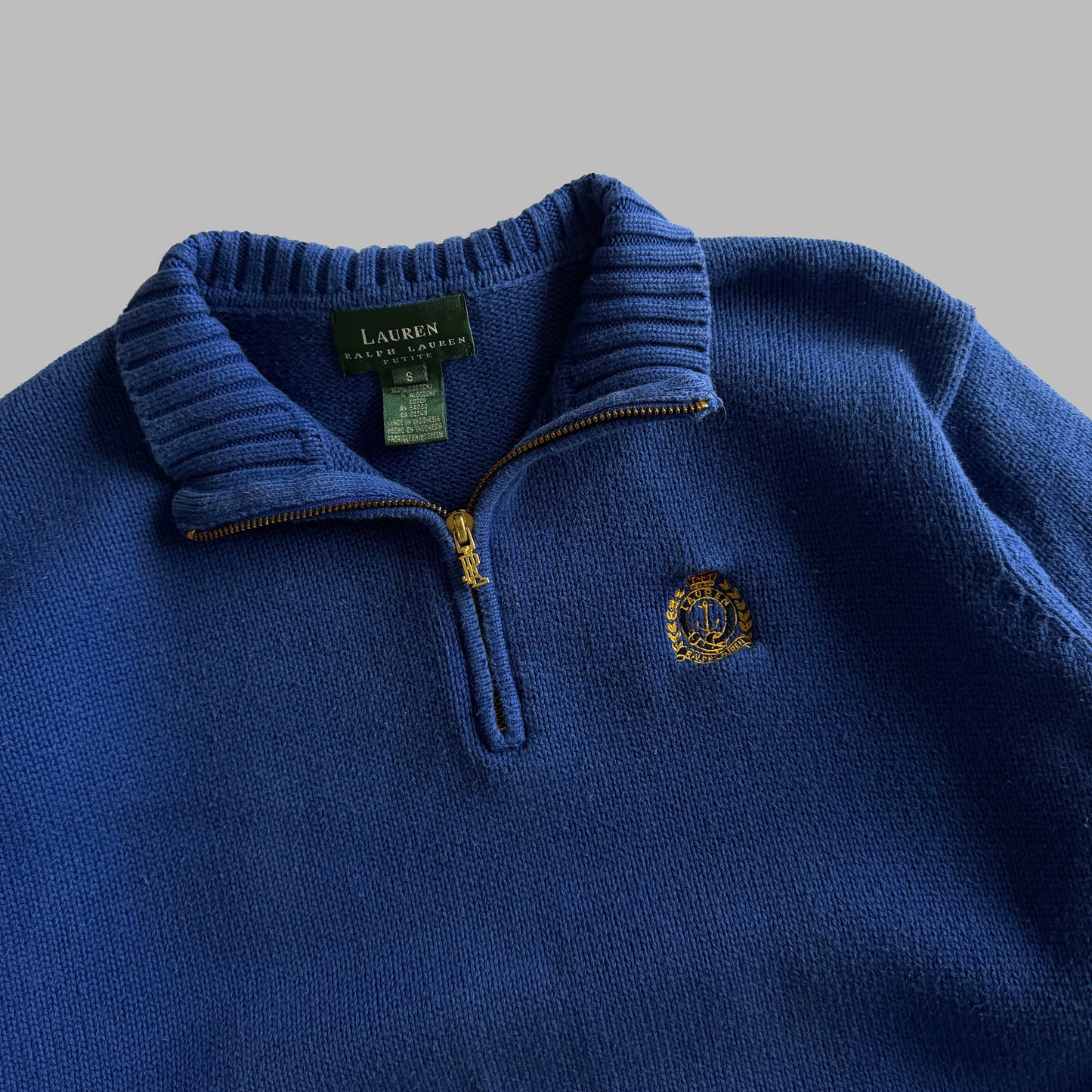 Y2K Polo Ralph Lauren Quarter Zip - S