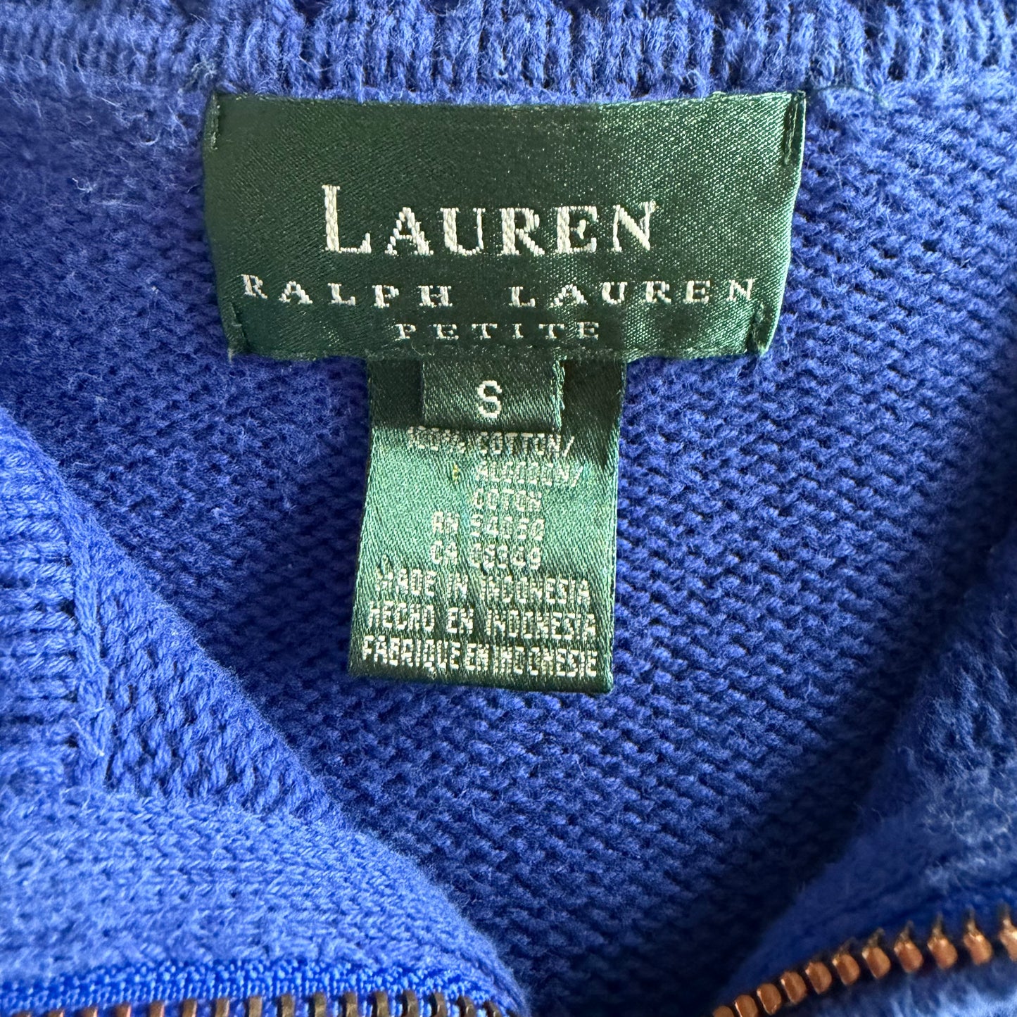 Y2K Polo Ralph Lauren Quarter Zip - S