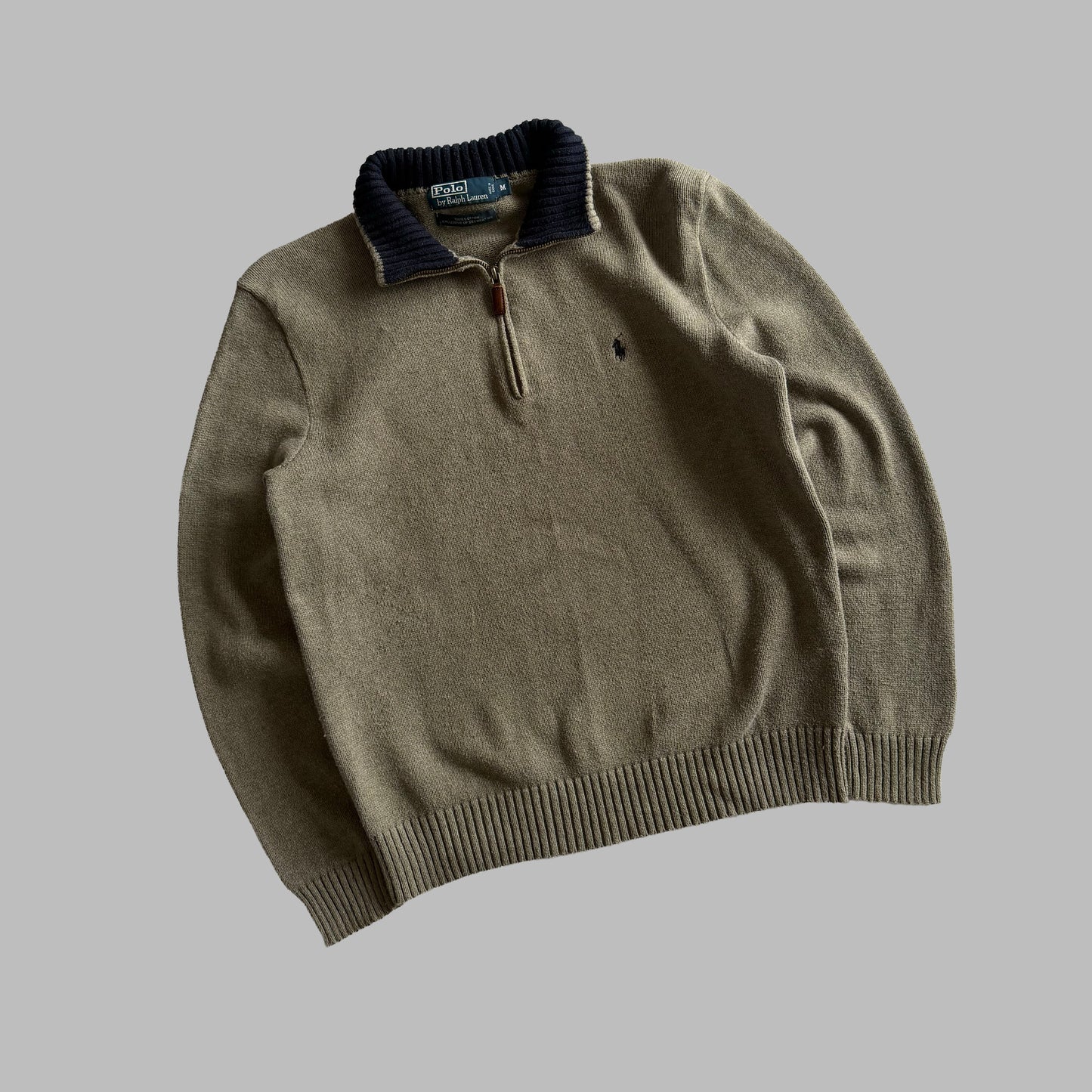 90s Polo Ralph Lauren Quarter Zip - M