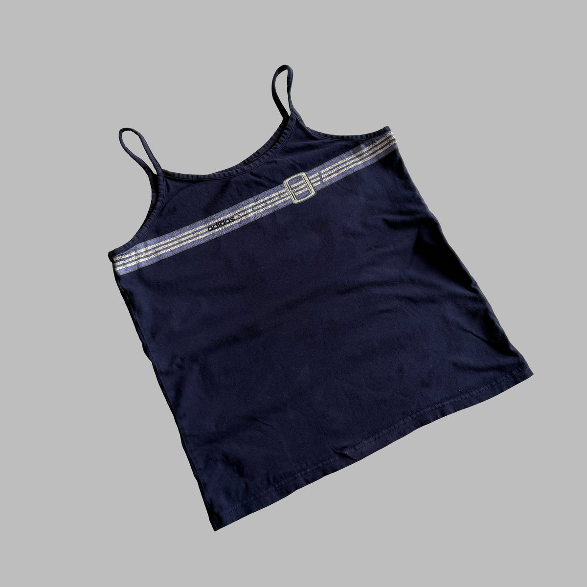 Y2K Adidas Printed Tank - M