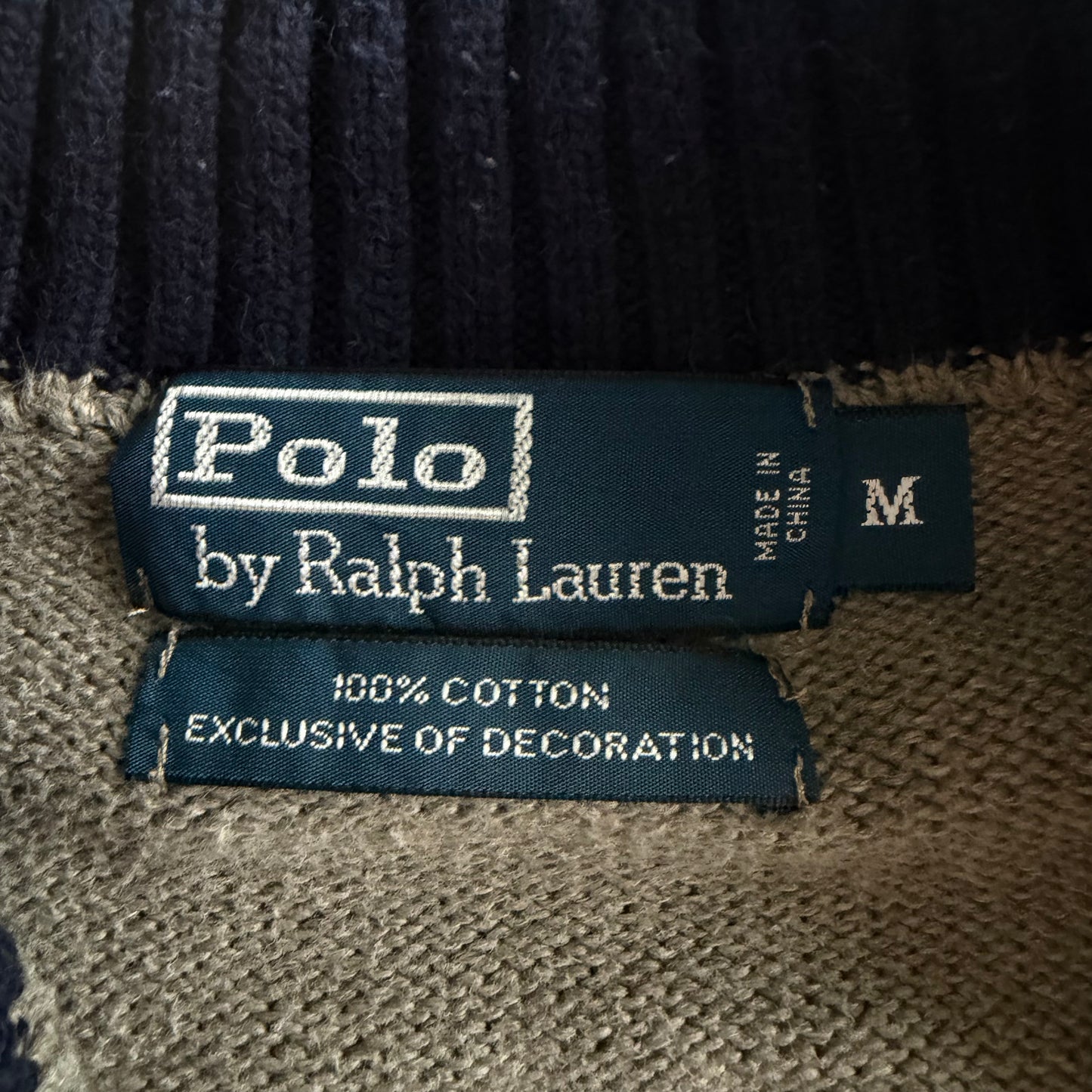 90s Polo Ralph Lauren Quarter Zip - M